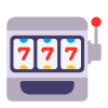 Slot Machine Flat Element from Fluent Emoji Flat Set