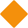 Small Orange Diamond Element from Twemoji Emoji Set