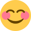 Smiling Face With Smiling Eyes Element from Twemoji Emoji Set