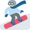 Snowboarder Element from Twemoji Emoji Set
