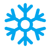 Snowflake Flat Element from Fluent Emoji Flat Set