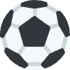 Soccer Ball Emoji from Twemoji Set | Free Download as SVG Vector and Transparent PNG | Streamline emojis