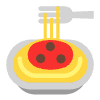 Spaghetti Flat Element from Fluent Emoji Flat Set