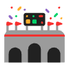 Stadium Flat Element from Fluent Emoji Flat Set