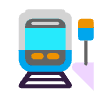 Station Flat Element from Fluent Emoji Flat Set