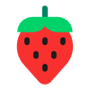 Strawberry Flat Element from Fluent Emoji Flat Set