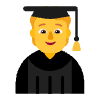 Student Flat Default Element from Fluent Emoji Flat Set