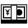 Yen Banknote Element from EmojiTwo Black Set