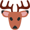 Deer Emoji from Twemoji Set | Free Download as SVG Vector and Transparent PNG | Streamline emojis