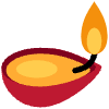 Diya Lamp Element from Twemoji Emoji Set