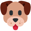 Dog Face Element from Twemoji Emoji Set