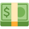 Dollar Banknote Emoji from Twemoji Set | Free Download as SVG Vector and Transparent PNG | Streamline emojis