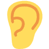 Ear Element from Twemoji Emoji Set