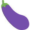 Eggplant Element from Twemoji Emoji Set
