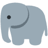 Elephant Element from Twemoji Emoji Set