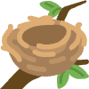 Empty Nest Element from Twemoji Emoji Set