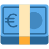 Euro Banknote Emoji from Twemoji Set | Free Download as SVG Vector and Transparent PNG | Streamline emojis