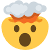 Exploding Head Emoji from Twemoji Set | Free Download as SVG Vector and Transparent PNG | Streamline emojis