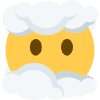 Face In Clouds Element from Twemoji Emoji Set