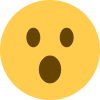 Face With Open Mouth Element from Twemoji Emoji Set