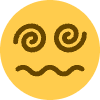 Face With Spiral Eyes Element from Twemoji Emoji Set