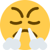 Face With Steam From Nose Emoji from Twemoji Set | Free Download as SVG Vector and Transparent PNG | Streamline emojis