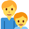 Family Man Boy Emoji from Twemoji Set | Free Download as SVG Vector and Transparent PNG | Streamline emojis