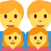 Family Man Man Girl Girl Element from Twemoji Emoji Set