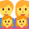 Family Man Woman Girl Girl Element from Twemoji Emoji Set