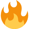 Fire Emoji from Twemoji Set | Free Download as SVG Vector and Transparent PNG | Streamline emojis