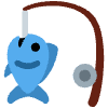 Fishing Pole Element from Twemoji Emoji Set