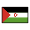 Flag Western Sahara Element from OpenMoji Emoji Set