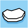 Floating Ice Element from OpenMoji Emoji Set