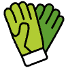 Gardening Gloves Element from OpenMoji Emoji Set