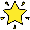 Glowing Star Element from OpenMoji Emoji Set