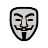 Guy Fawkes Mask Element from OpenMoji Emoji Set