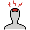 Headache Element from OpenMoji Emoji Set