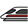 High Speed Train Element from OpenMoji Emoji Set