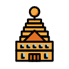 Hindu Temple Element from OpenMoji Emoji Set
