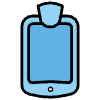 Hot Water Bottle Element from OpenMoji Emoji Set