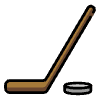Ice Hockey Element from OpenMoji Emoji Set