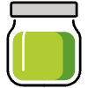 Jar With Green Content Element from OpenMoji Emoji Set