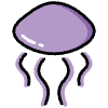 Jellyfish Element from OpenMoji Emoji Set