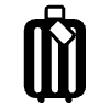 Luggage High Contrast Emoji from Fluent Emoji High Contrast Set | Free Download as SVG Vector and Transparent PNG | Streamline emojis