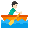 Man Rowing Boat Light Skin Tone Element from Noto Emojis Set