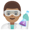 Man Scientist Medium Skin Tone Element from Noto Emojis Set