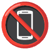 No Mobile Phones Element from Noto Emojis Set
