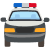 Oncoming Police Car Element from Noto Emojis Set
