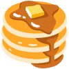 Pancakes Element from Noto Emojis Set