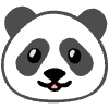 Panda Element from Noto Emojis Set